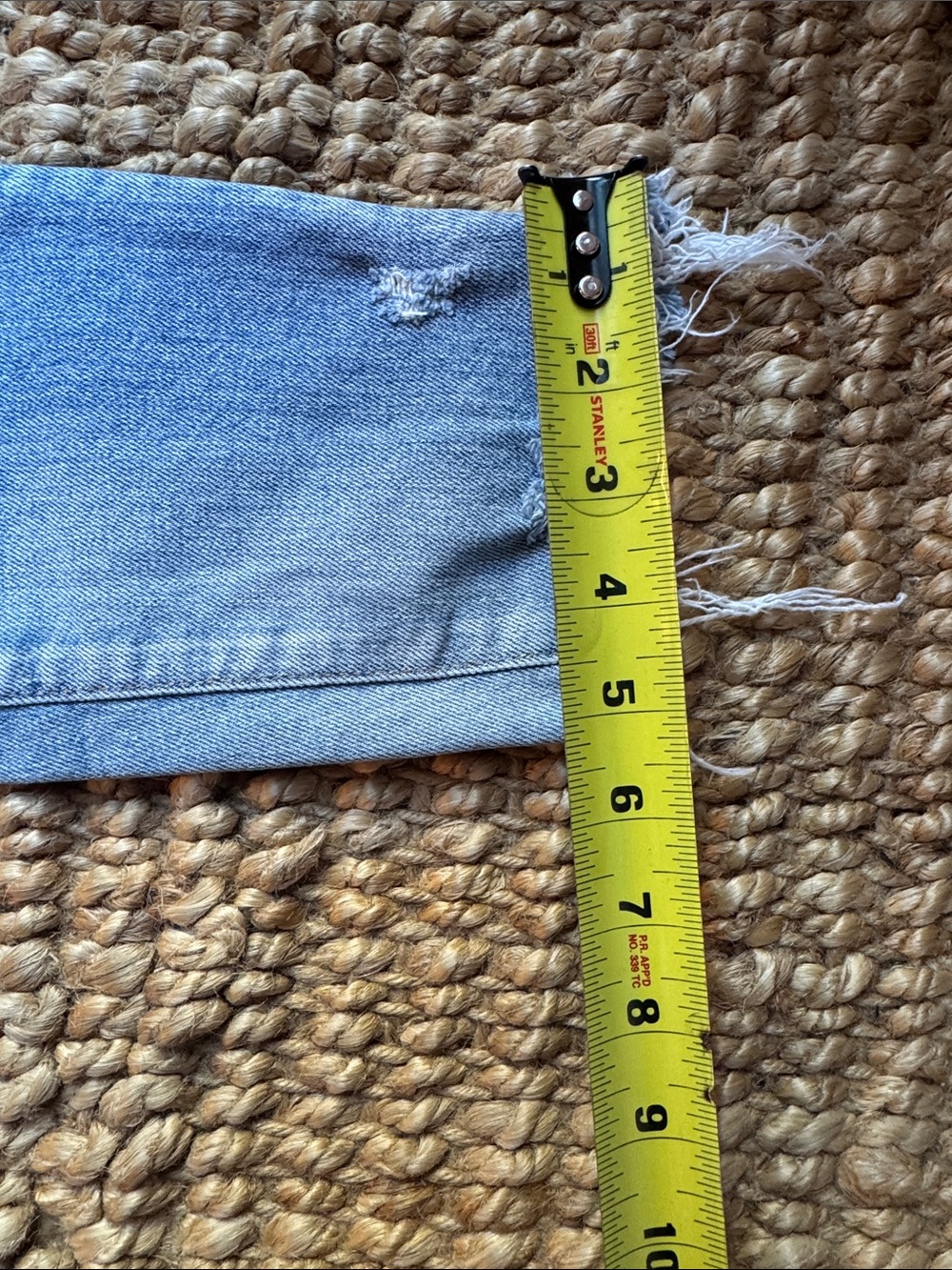 Moussy Vintage Distressed Raw Hem Skinny Jeans 26 Japan - Picture 7 of 13